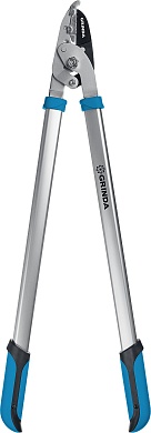 GRINDA PL-740A, длина 740 мм, лезвия из высокоуглеродистой закаленной стали, алюминиевые рукоятки, большой контактный сучкорез, PROLine (424517)424517