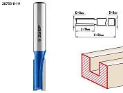 ЗУБР 8x19мм, хвостовик 8мм, фреза пазовая прямая28753-8-19