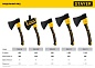 STAYER FIBERGLASS, 600/800 г, с чехлом, 350 мм, Кованый топор (2062-06P)