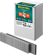 KRAFTOOL тип 18GA (55 / 90 / C) 30 мм, 5000 шт, скобы для степлера (31789-30)31789-30