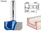 ЗУБР 28,6x13мм, радиус 5мм, фреза пазовая фасонная №728746-28.6