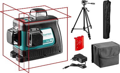 KRAFTOOL LL 3D #3, Лазерный нивелир (34640-3)34640-3