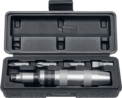 KRAFTOOL ID-6 6 предм., Ударно-поворотная отвертка (25555)25555