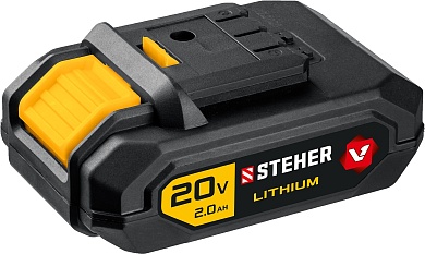 STEHER V1, 20 В, 2.0 А·ч, аккумуляторная батарея (V1-20-2)V1-20-2