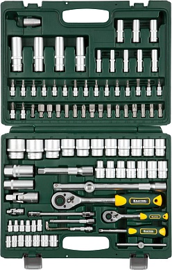 KRAFTOOL X-Drive 94, 94 предм.(1/2″+1/4″), Универсальный набор инструмента (27883-H95)27883-H95_z02