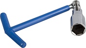 ЗУБР 16 мм, Свечной ключ с резиновой втулкой (27501-16)27501-16