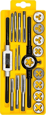 STAYER MaxCut 20 предмета, легированная сталь, Набор метчиков и плашек (28012-H20)28012-H20 STAYER MaxCut 20 предмета, легированная сталь, Набор метчиков и плашек (28012-H20)28012-H20