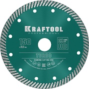 KRAFTOOL TURBO 150 мм (22.2 мм, 10х2.4 мм), алмазный диск (36682-150)36682-150