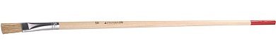 STAYER UNIVERSAL 11 мм, светлая натуральная щетина, деревянная ручка, Плоская тонкая кисть, STANDARD (0124-10)0124-10