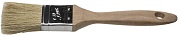 STAYER UNIVERSAL-lux 25 мм, 1″ светлая натуральная щетина, деревянная ручка, Плоская кисть (01053-025)01053-025