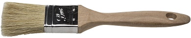 STAYER UNIVERSAL-lux 25 мм, 1″ светлая натуральная щетина, деревянная ручка, Плоская кисть (01053-025)01053-025