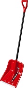 ЗУБР УРАЛ, ширина 400 мм, пластиковая, со стальной планкой, эргономичный алюминиевый черенок, V-ручка, снеговая лопата (39927)39927