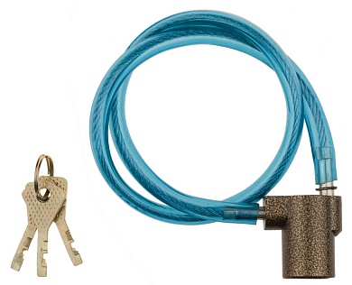 ЗУБР 600 мм, велосипедный дисковый механизм секрета, тросовый замок (3720-6-01)3720-6-01_z01