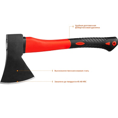 MIRAX 1000/1200 г, 380 мм, Топор кованый (20601-10)20601-10_z02