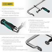 KRAFTOOL Forge FF-300/120 120х300 мм, Цельнокованая струбцина F (32014-120-300)32014-120-300