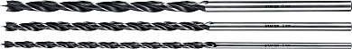 STAYER ″Maxdrill″ 3 шт., 6-8-10 х 300 мм, набор сверл спиральных по дереву2943-300-H3_z01
