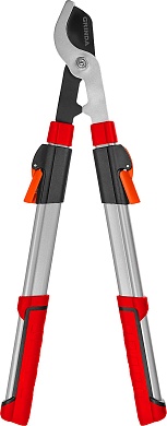 GRINDA T-830, 595-830 мм, закаленные лезвия, телескопический, плоскостной сучкорез (424590)424590