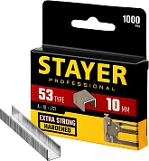 STAYER тип 53 (A/10/JT21) 10 мм, 1000 шт, калибр 23GA, скобы для степлера (3159-10)3159-10_z02
