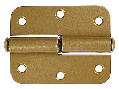 ПН-85 85x41х2.5 мм, левая, цвет белый, карточная петля (37641-85L)37641-85L