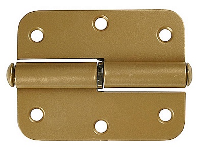 ПН-85 85x41х2.5 мм, левая, цвет белый, карточная петля (37641-85L)37641-85L