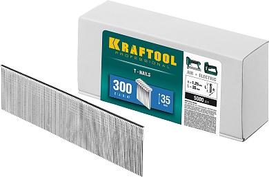 KRAFTOOL тип 18GA (47 / 300 / F) 35 мм, 5000 шт, гвозди для нейлера (31785-35)31785-35
