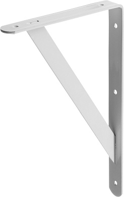 STAYER 300х200х30х4 мм, белый, усиленный уголок-кронштейн (37422-1)37422-1