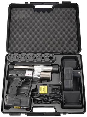 ЗУБР ШиреФит, в пластиковом кейсе 14-32 мм, Электрический пресс-инструмент для развальцовки труб (51615)51615