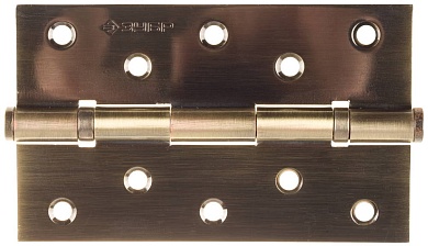 ЗУБР 125x75х2.5 мм, цвет старая латунь (AB), 2 шт, карточная петля (37601-125-5)37601-125-5