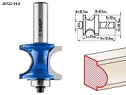 ЗУБР 34,9x29мм, радиус 9.5мм, фреза полустержневая с подшипником28722-34.9