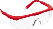 ЗУБР СПЕКТР 5 прозрачные, монолинза с дополнительной боковой защитой, открытого типа, защитные очки (110328)110328