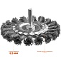 MIRAX 100/6 мм, жгутированная стальная проволока, 0.5 мм, Щетка дисковая (35146-100)