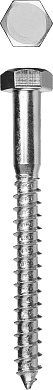 ЗУБР ШДШ DIN 571, 180 х 10 мм, шуруп с шестигранной головкой, цинк, 20 шт (4-300453-10-180)4-300453-10-180