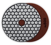 ЗУБР АГШК 100 мм, №600, сухое шлифование, Алмазный гибкий шлифовальный круг (29868-600)29868-600