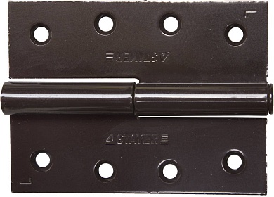 STAYER 100x75x3.0 мм, разъемная, левая, цвет коричневый, карточная петля (37613-100-3L)37613-100-3L