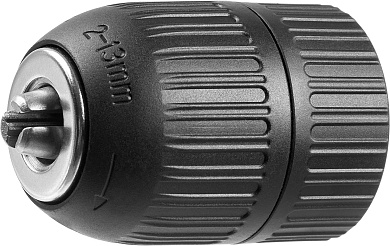 Патрон быстрозажимной ЗУБР ″Мастер″ для дрели, 13 мм, посадочная резьба 1/2″, под сверло Д 1,5 - 13 мм2907-13-1/2_z02