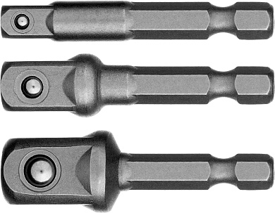 STAYER Maxfix 50 мм, 3 шт, Адаптеры для торцовых головок (26656-H3)26656-H3