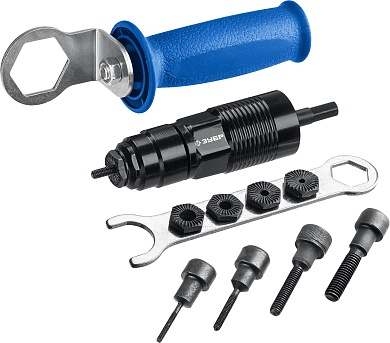 ЗУБР НР-М8 М3-М8, насадка-заклепочник на шуруповерт, Профессионал (31221)31221