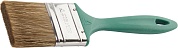 STAYER LASUR-EURO 63 мм, 2,5″ смешанная щетина, пластмассовая ручка, Плоская кисть (01081-63)01081-63