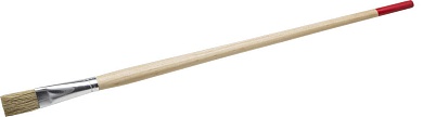 STAYER UNIVERSAL 15 мм, светлая натуральная щетина, деревянная ручка, Плоская тонкая кисть, STANDARD (0124-14)0124-14