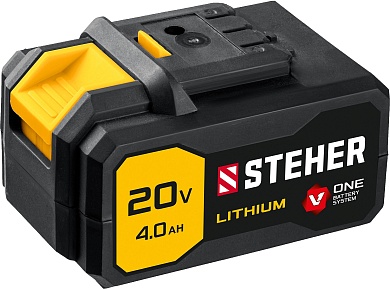 STEHER V1, 20 В, 4.0 А·ч, аккумуляторная батарея (V1-20-4)V1-20-4