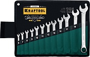 KRAFTOOL 12 шт, 6 - 22 мм, Набор комбинированных гаечных ключей (27079-H12)27079-H12_z01