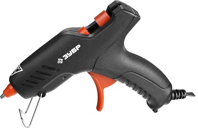 Пистолет ЗУБР ″Мастер″ клеевой (термоклеящий), электрический, эргономичная рукоятка, рабочая температура 165град, d=8мм, 20Вт06850-20-08_z02