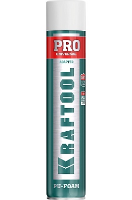 KRAFTOOL ADAPTER PRO выход до 45л 750мл SVS не залипающий клапан, адаптерная всесезонная, Монтажная пена (41173)41173_z01