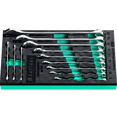 KRAFTOOL 12 шт, 6 - 22 мм, Набор комбинированных гаечных ключей (27079-H12E)27079-H12E