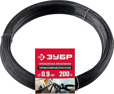 ЗУБР 0.9 мм х 200 м, вязальная проволока термообработанная (305415-09)305415-09