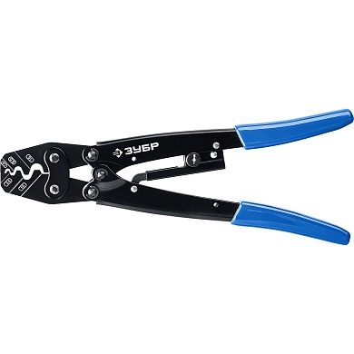 ЗУБР ПКУ-16 1,5-16мм2, Пресс-клещи усиленные для медных наконечников и гильз, Профессионал(45458)45458