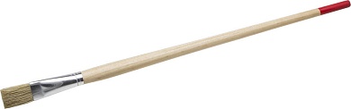 STAYER UNIVERSAL 20 мм, светлая натуральная щетина, деревянная ручка, Плоская тонкая кисть, STANDARD (0124-18)0124-18