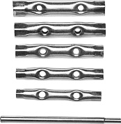 DEXX 6 предметов, 8-17 мм, Набор трубчатых ключей (27192-H6)27192-H6