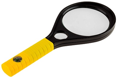 STAYER для чтения, 2х /6х кратное увеличение, d 90 мм, лупа (40530-90)40530-90