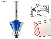 ЗУБР 22.2x13мм, фреза кромочная калевочная(фасочная) №928711-22.2